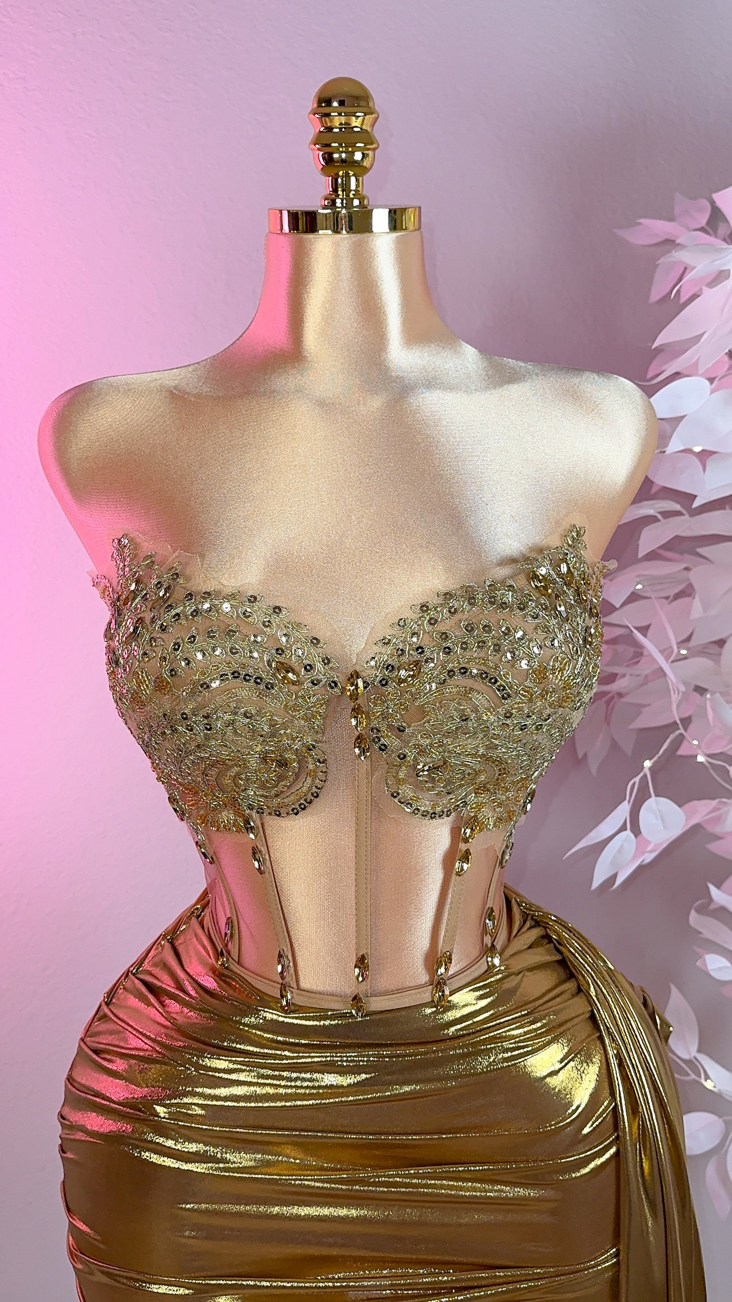 Arlet Skirt Set - Gold