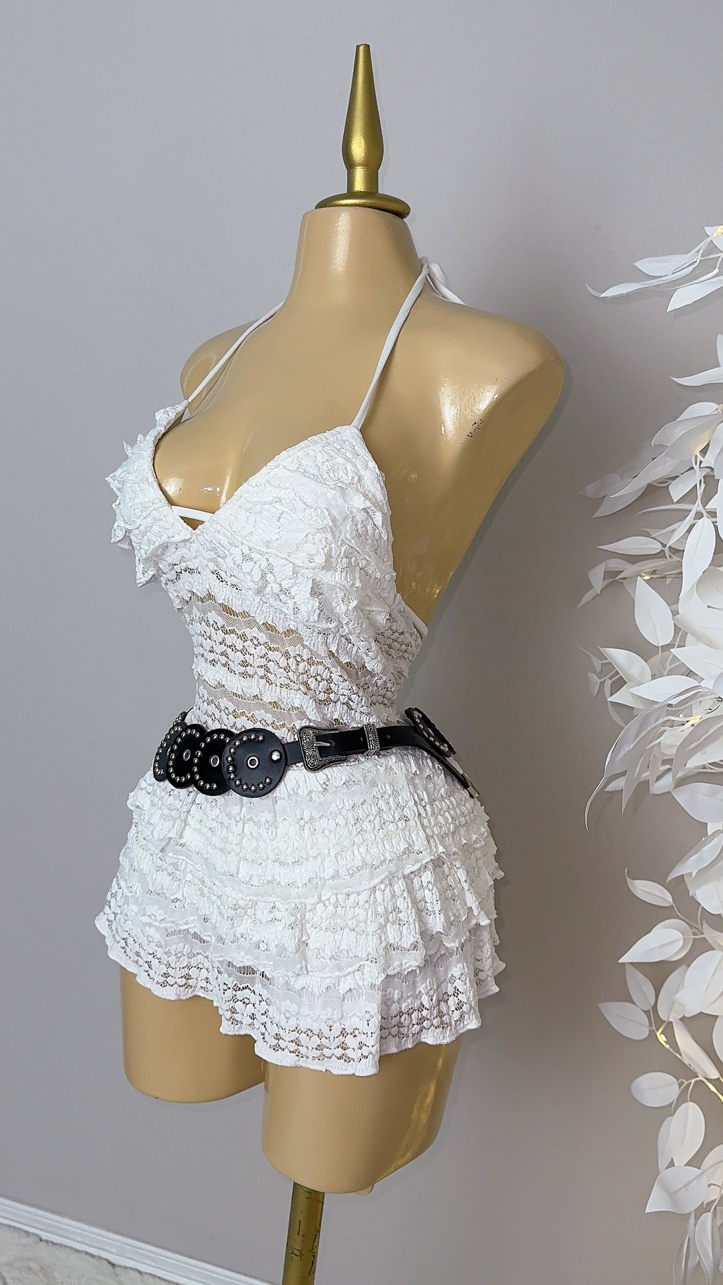Giselle Western Discs Belt - Black