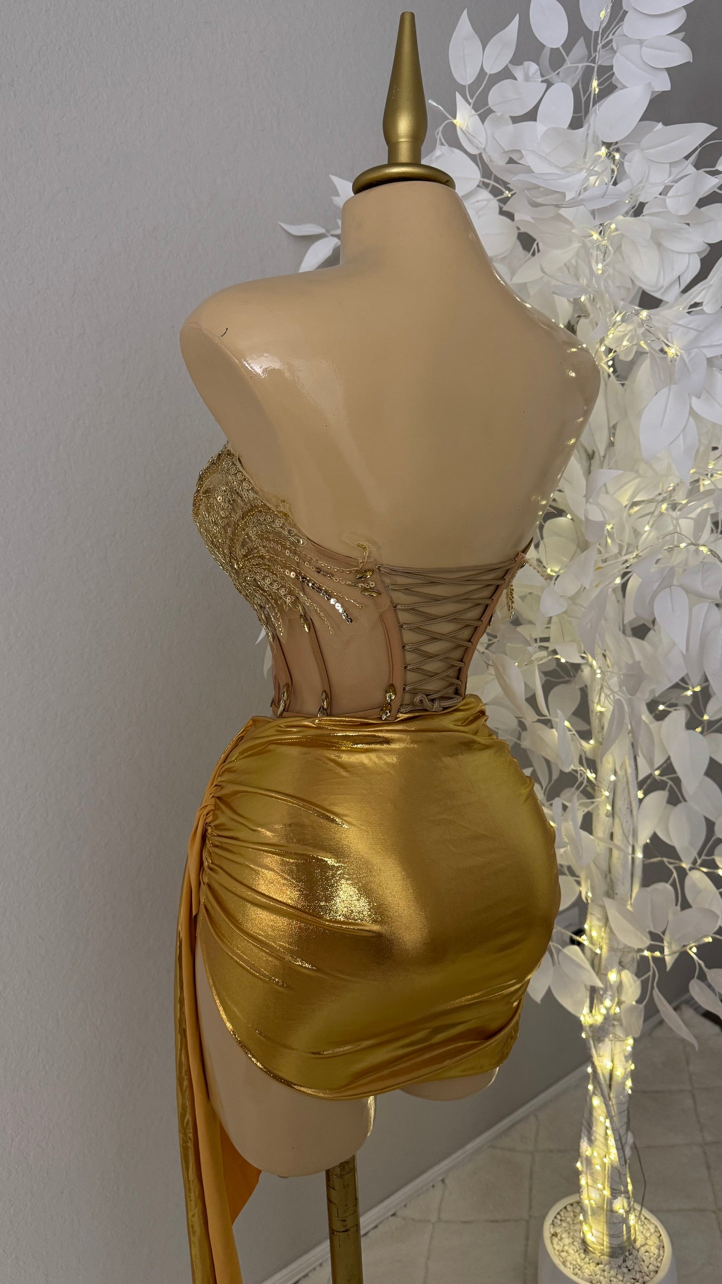 Arlet Skirt Set - Gold