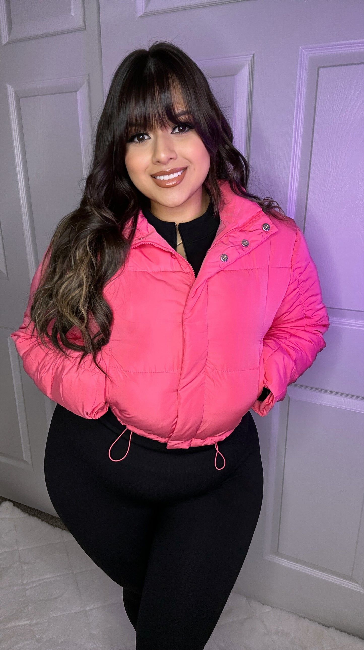 Avilett Puffer Jacket - Pink