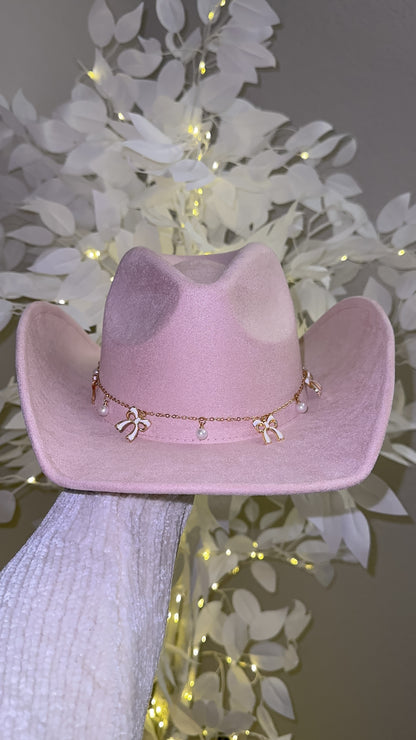Coquette Western Hat - Pink