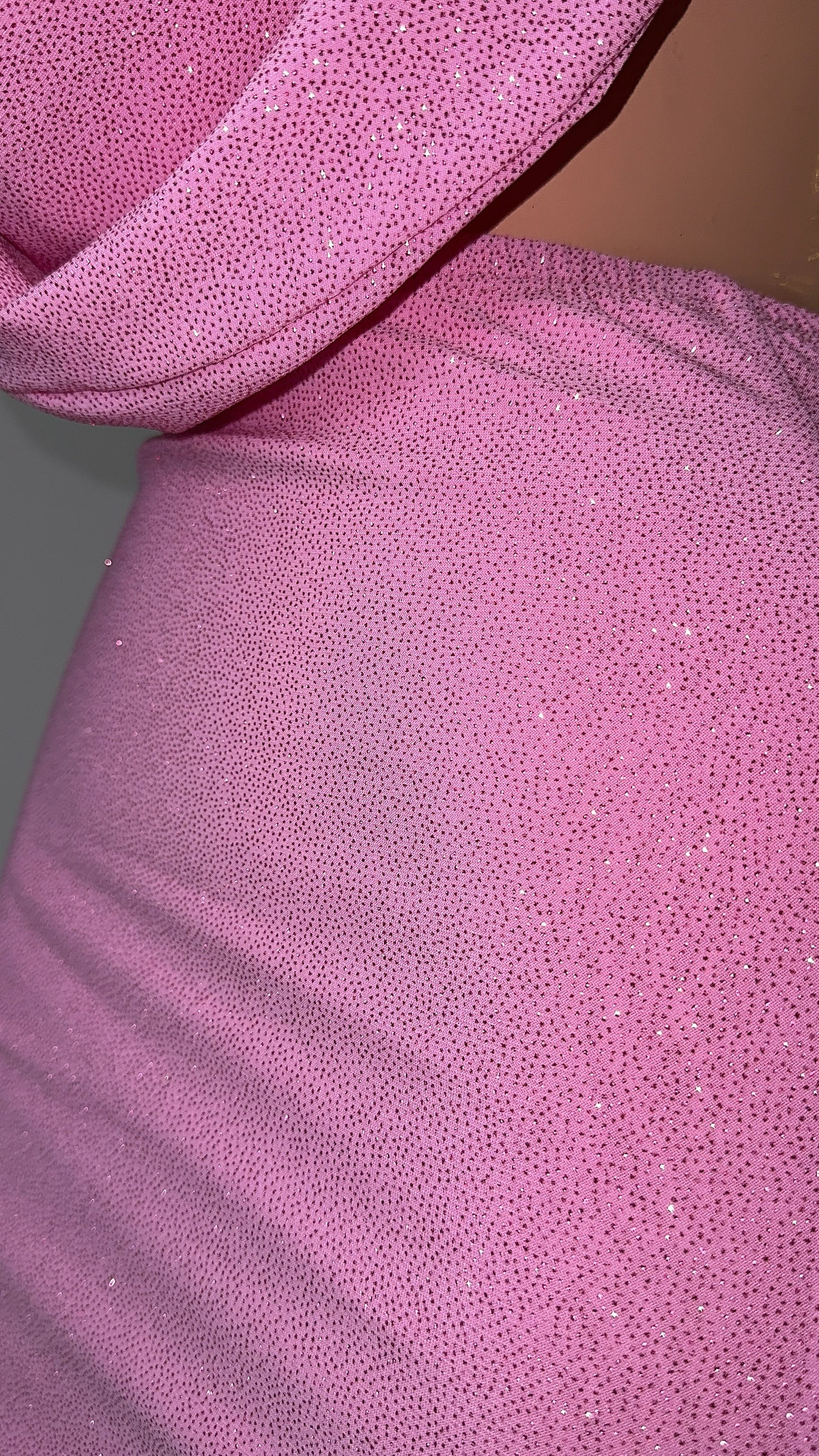 Arianna Glitter Skirt Set - Pink