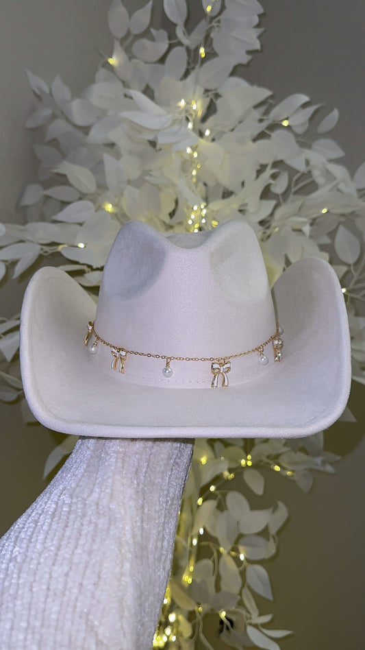 Coquette Western Hat - Ivory
