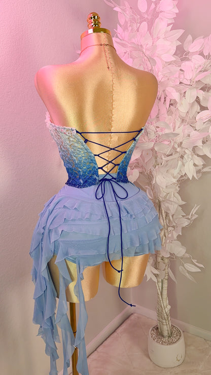 Dile Luna Corset Top - Blue