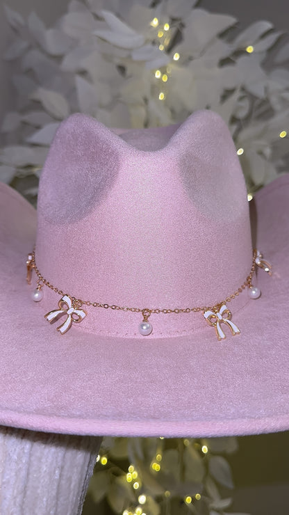 Coquette Western Hat - Pink