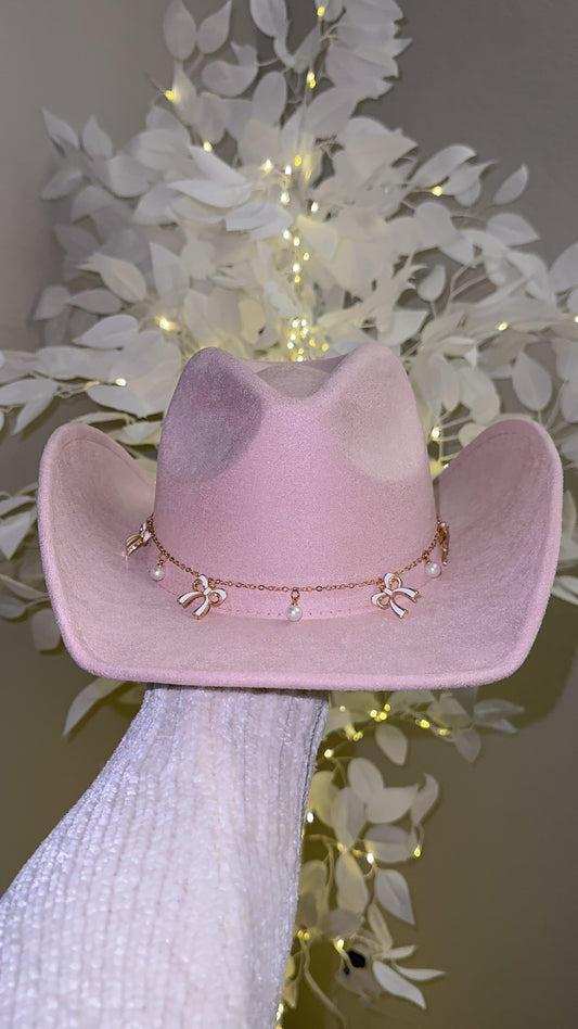 Coquette Western Hat - Pink