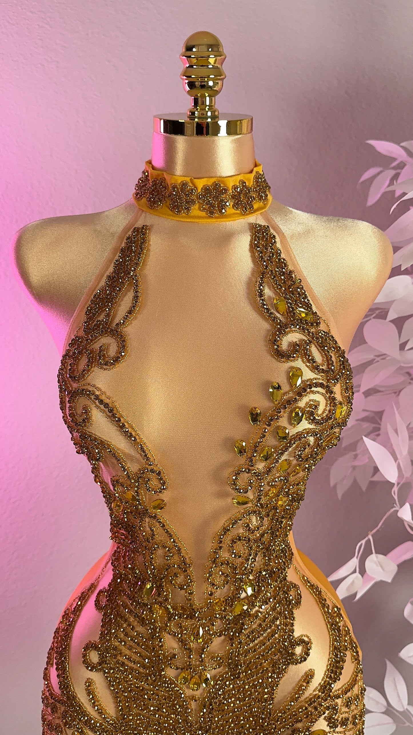 Layla Rhinestone Dress - Custom Made