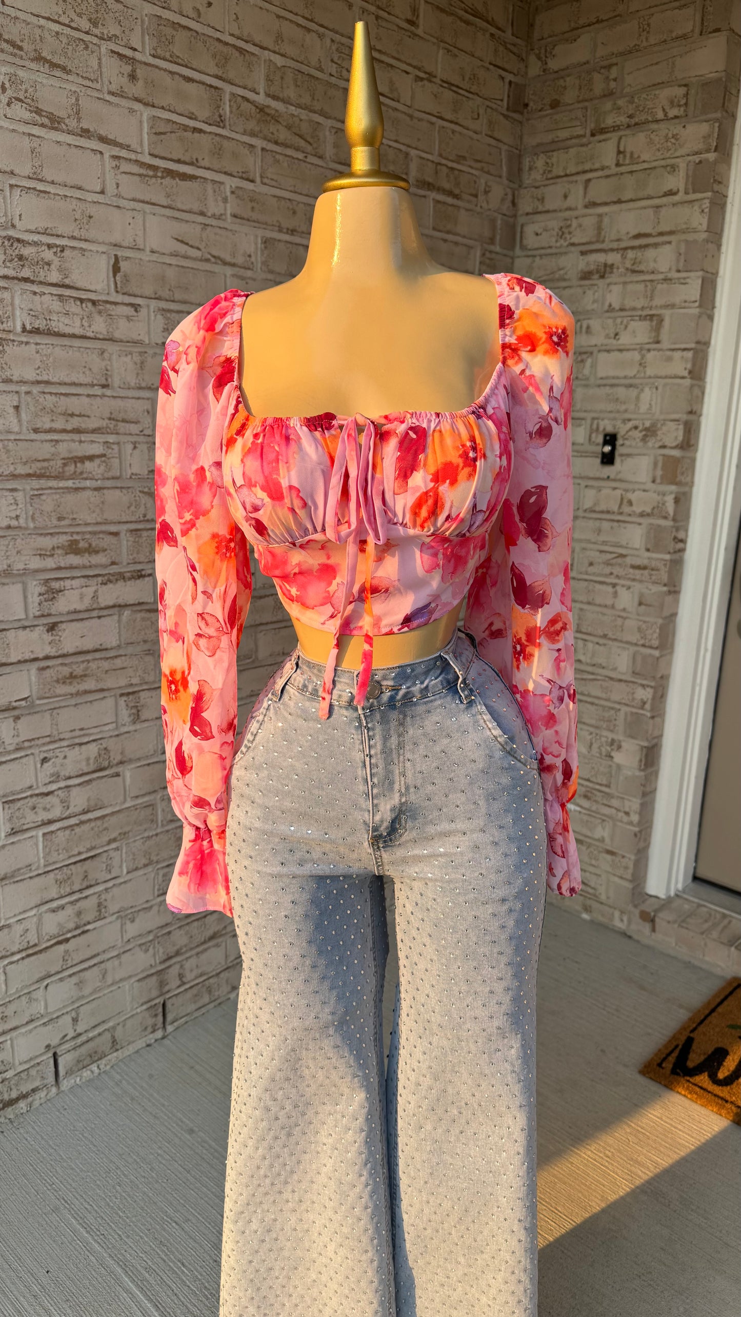 Dulce Floral Crop Top
