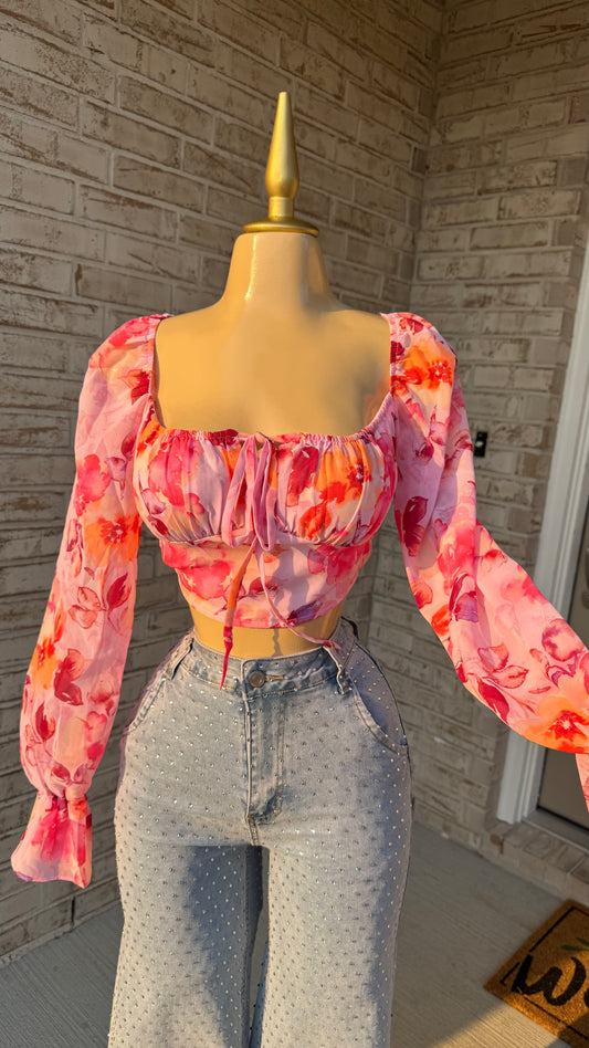 Dulce Floral Crop Top