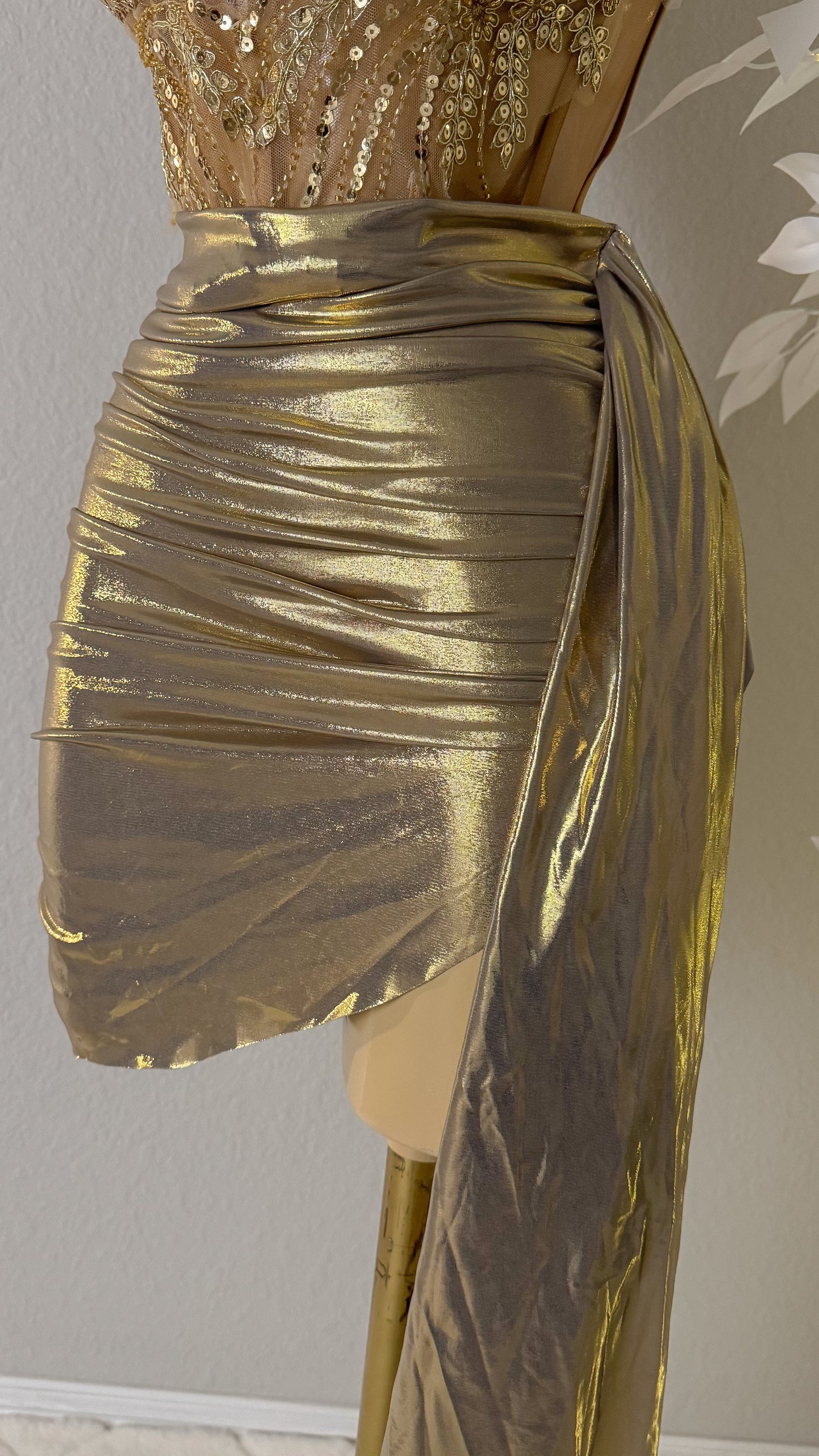 Aurora Skirt Set - Champagne