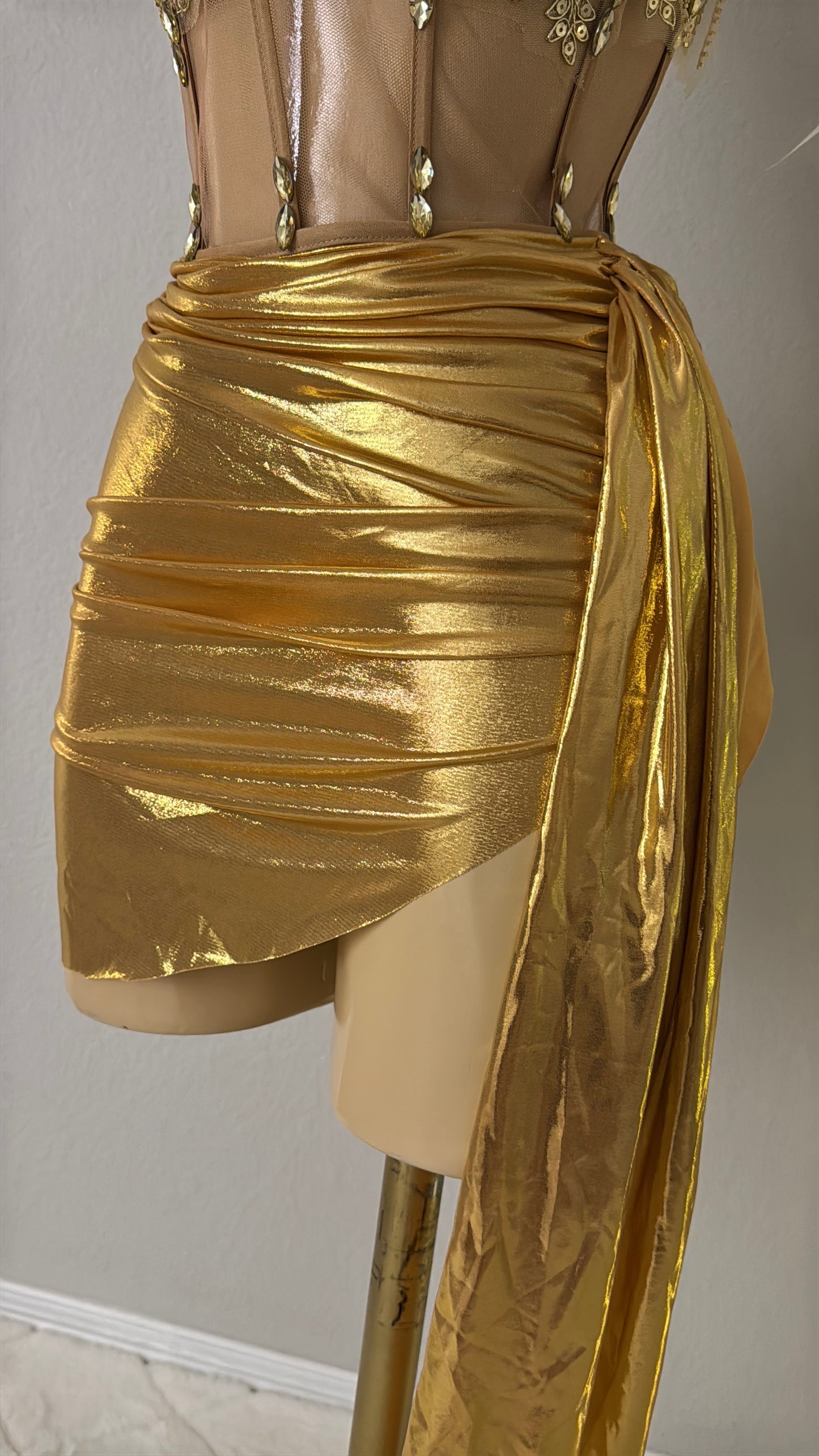 Arlet Skirt Set - Gold