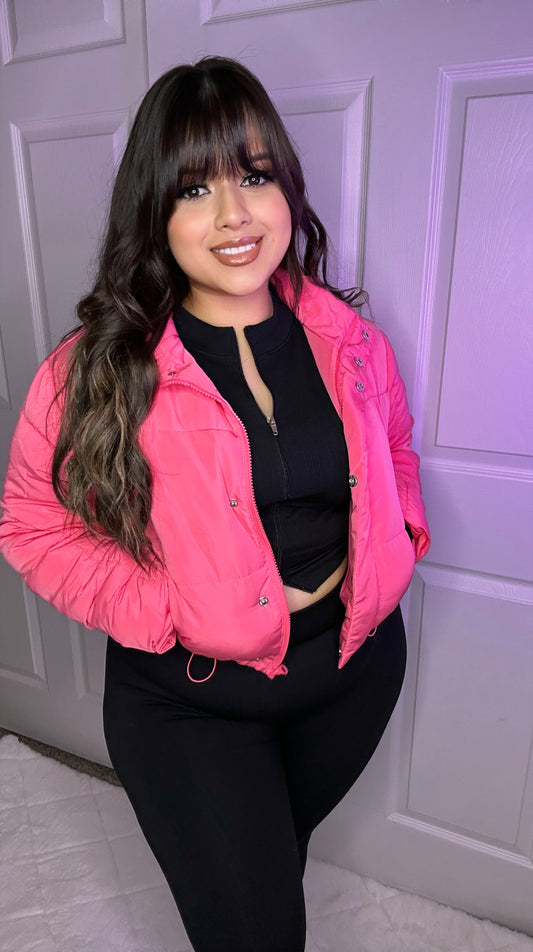 Avilett Puffer Jacket - Pink