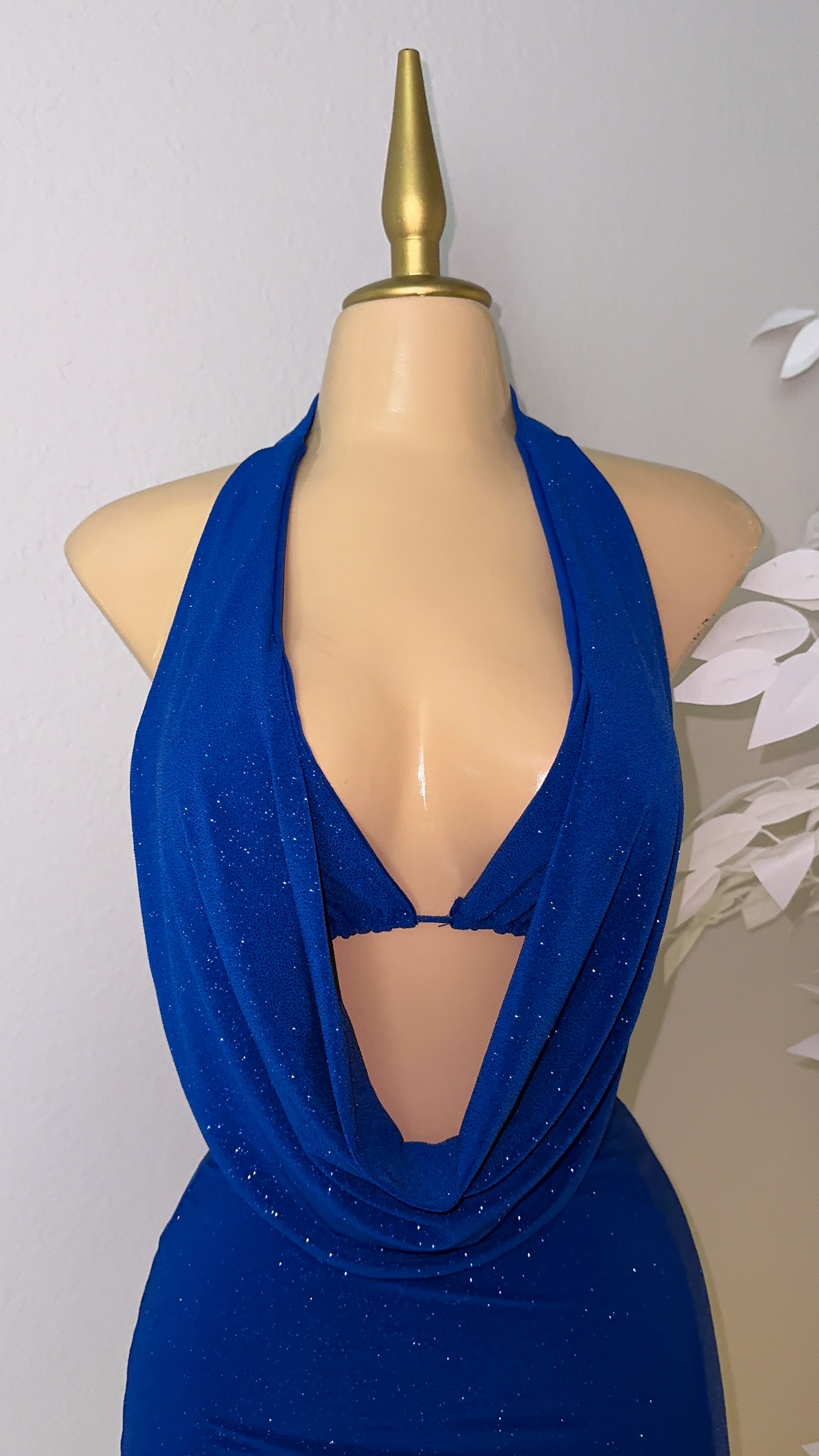 Arianna Glitter Skirt Set - Blue