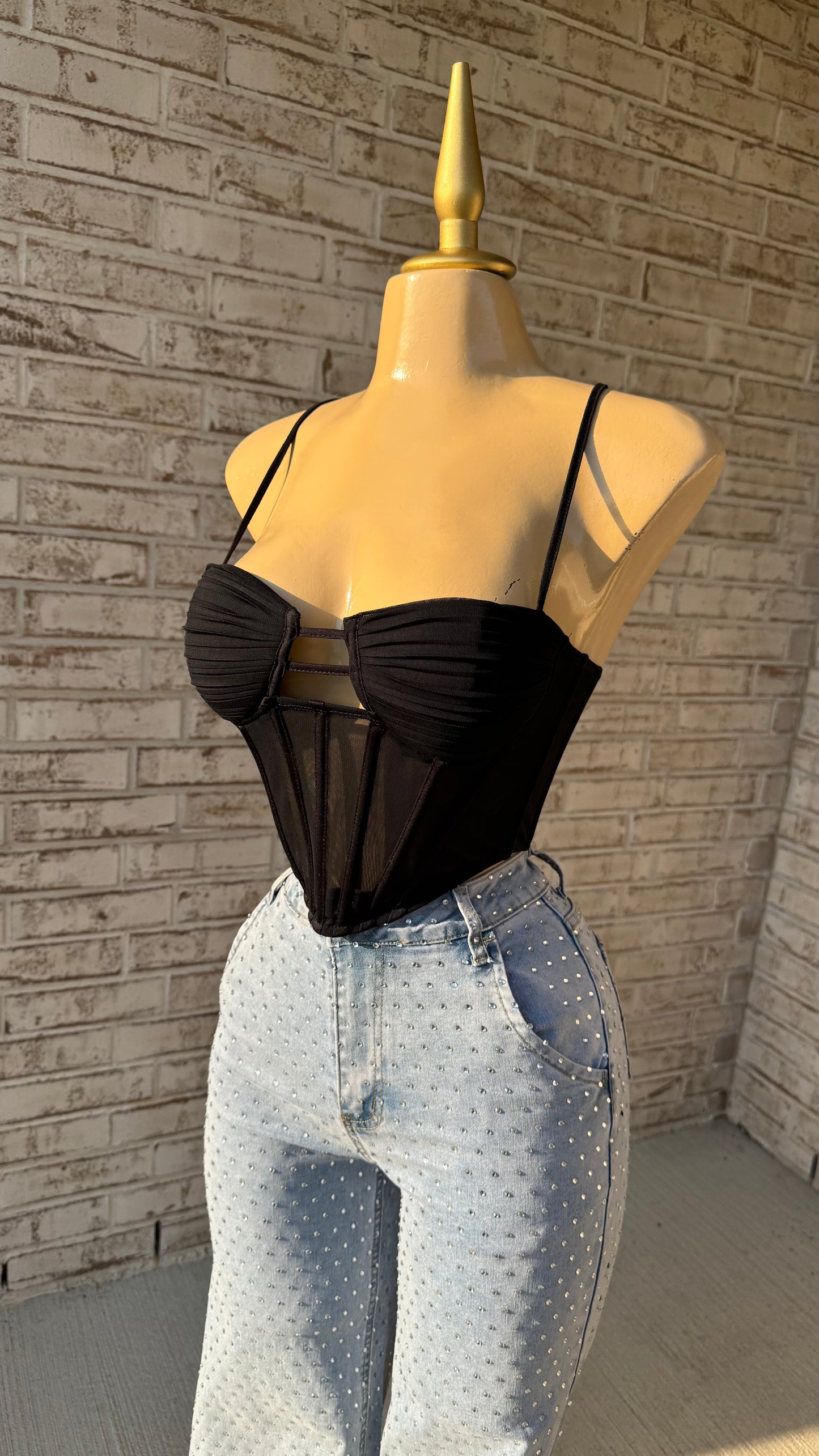 Bésame Corset Top - Black