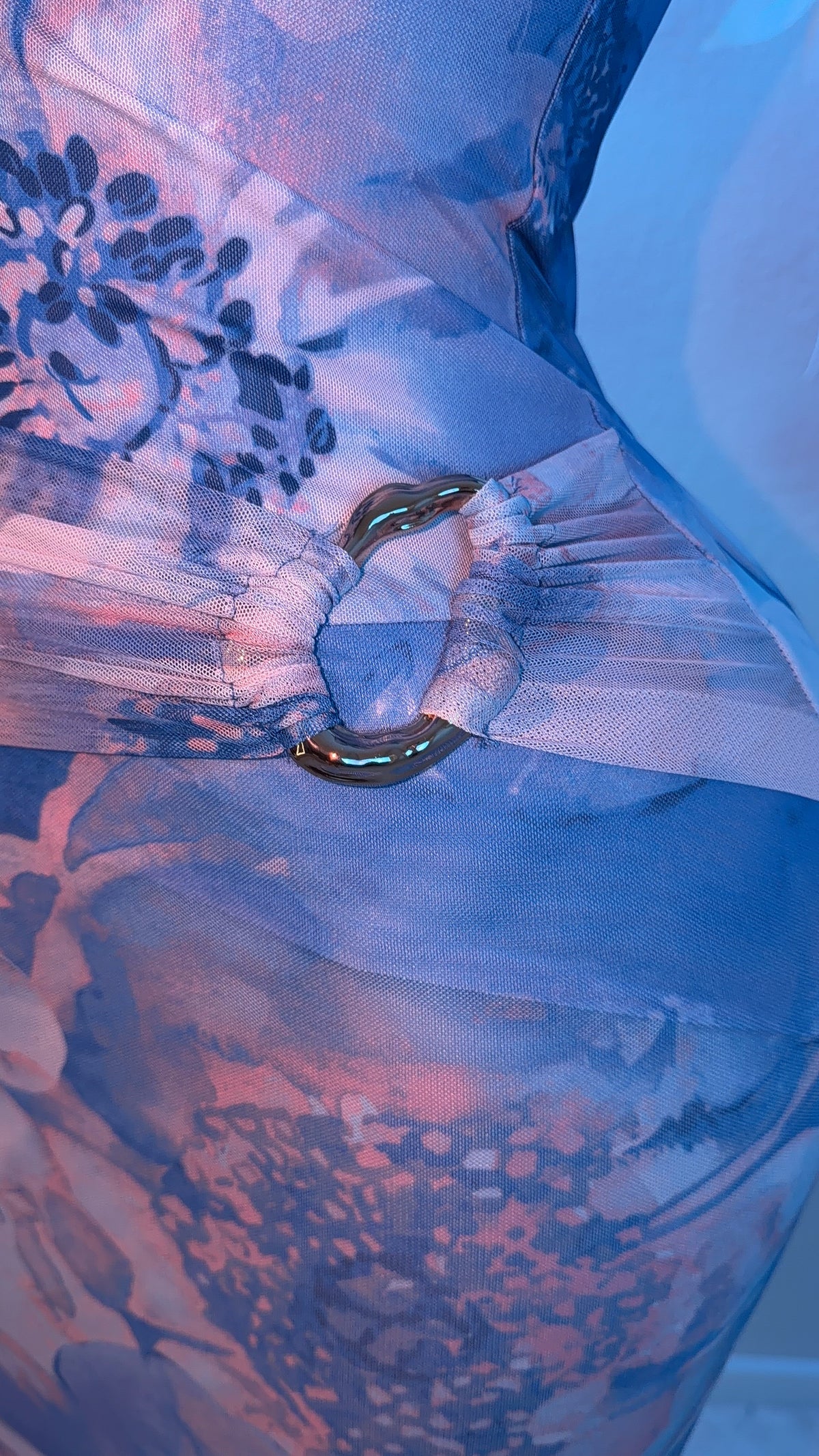Despues De Ti Floral Maxi Dress - Blue