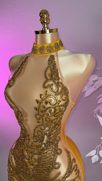 Layla Rhinestone Dress - Custom Made