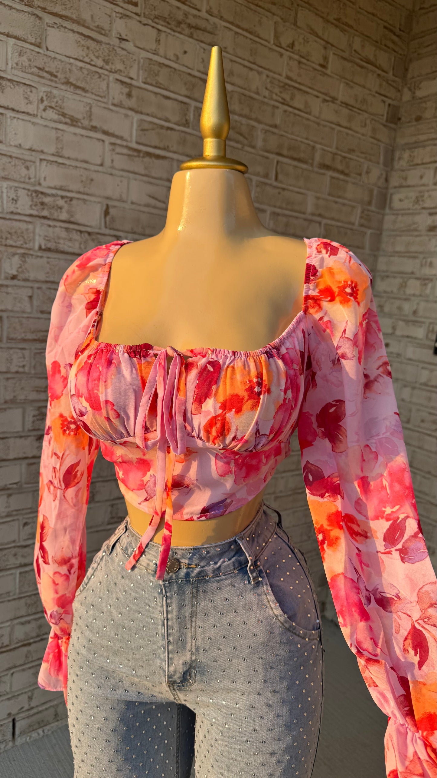 Dulce Floral Crop Top