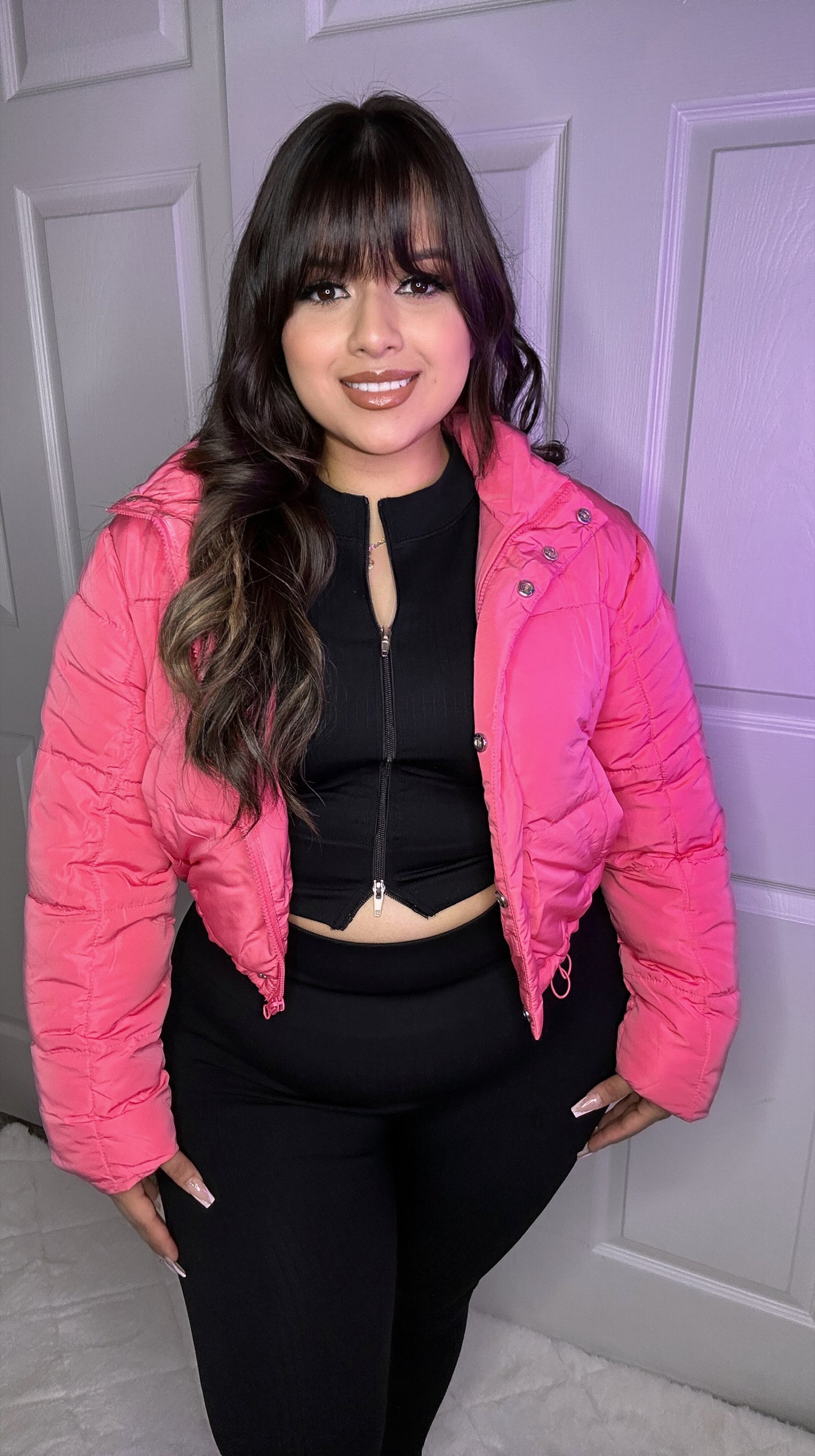 Avilett Puffer Jacket - Pink