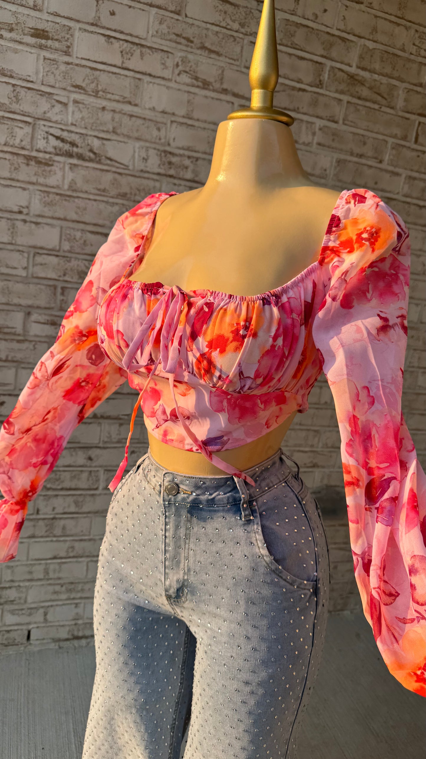 Dulce Floral Crop Top