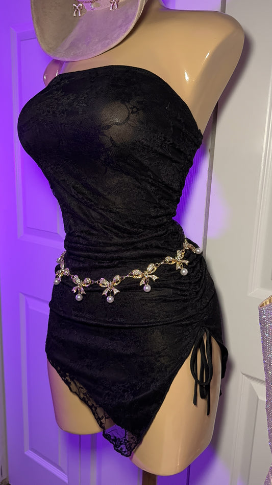 Rebecca Lace Dress - Black (LAST RESTOCK!)