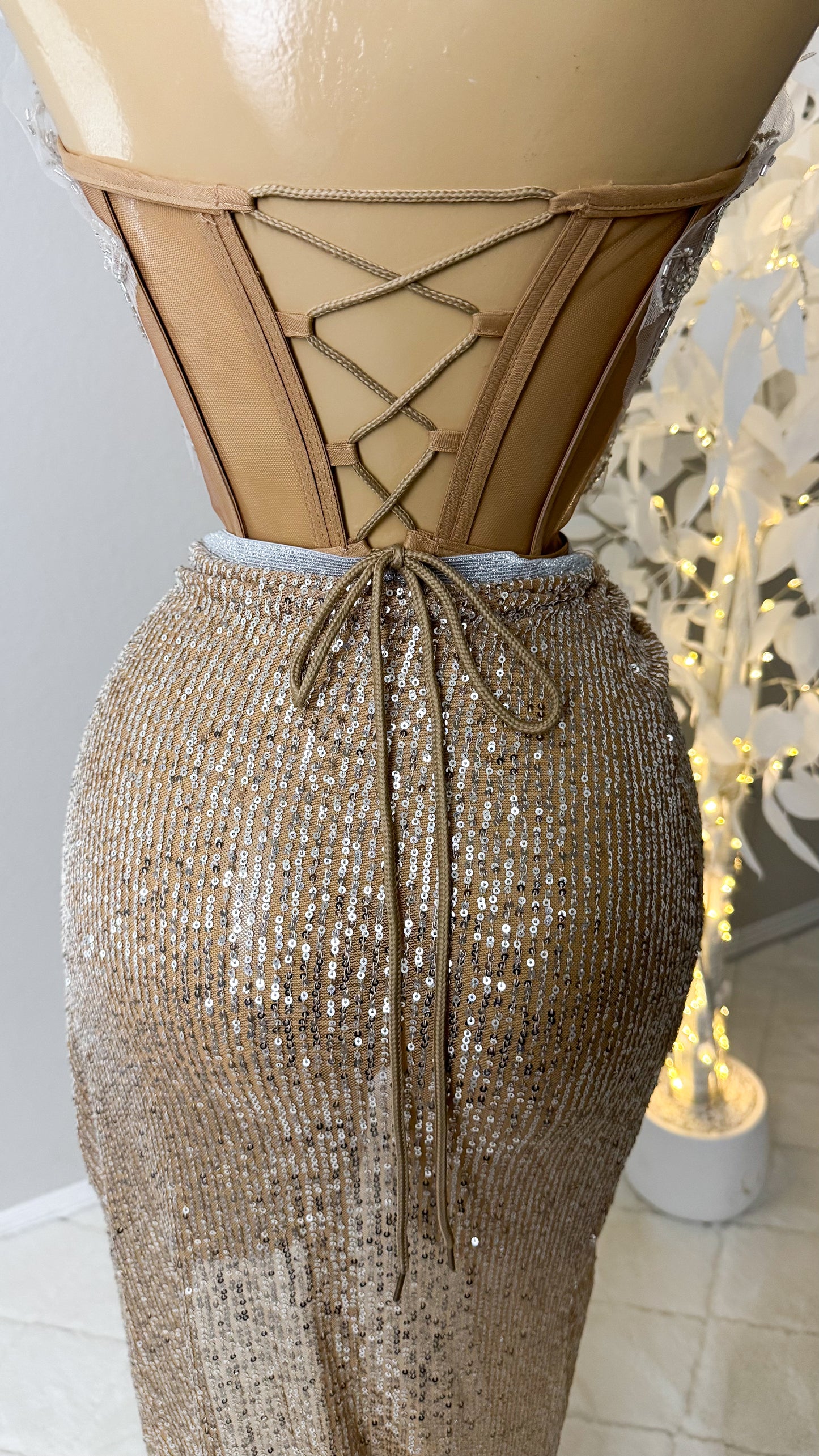 Athena Skirt Set - Gold