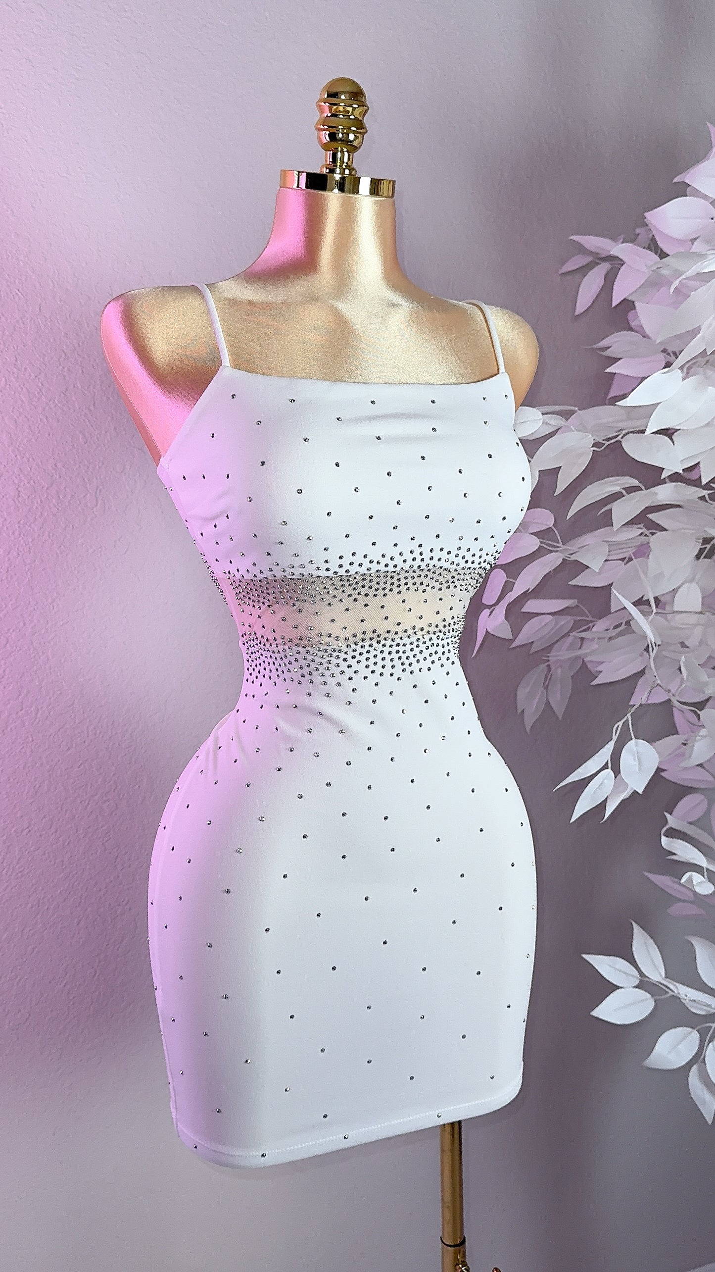 Valeria Mini Dress - White