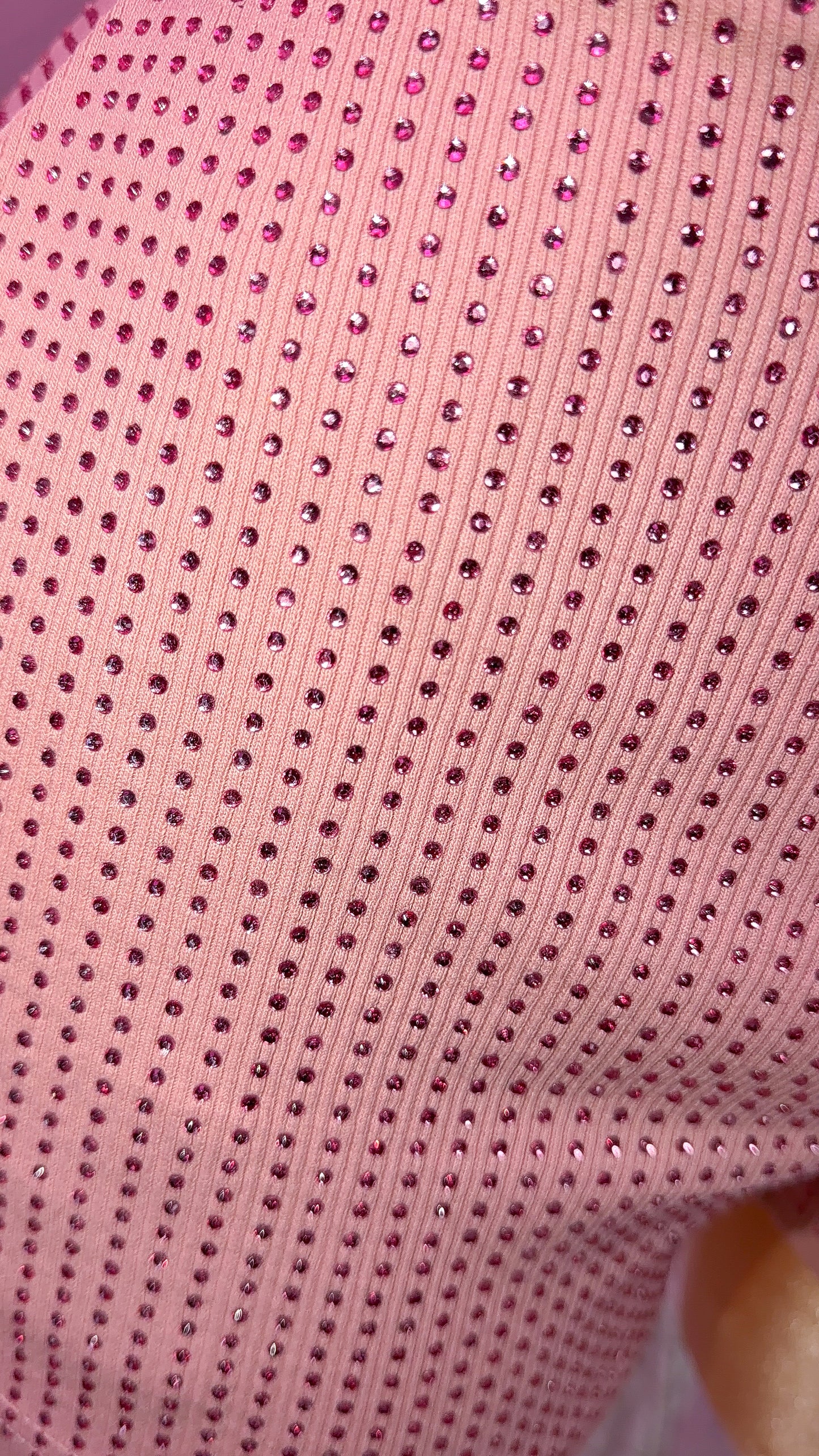 Bichota Rhinestone Shorts - Pink