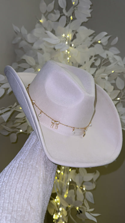 Coquette Western Hat - Ivory