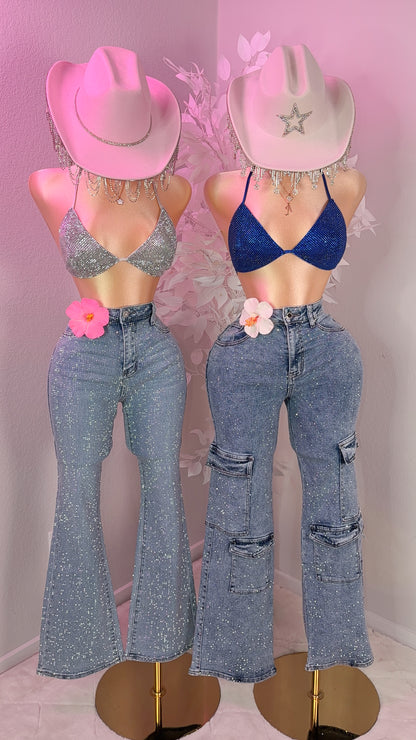 Foreva Rhinestone Jeans