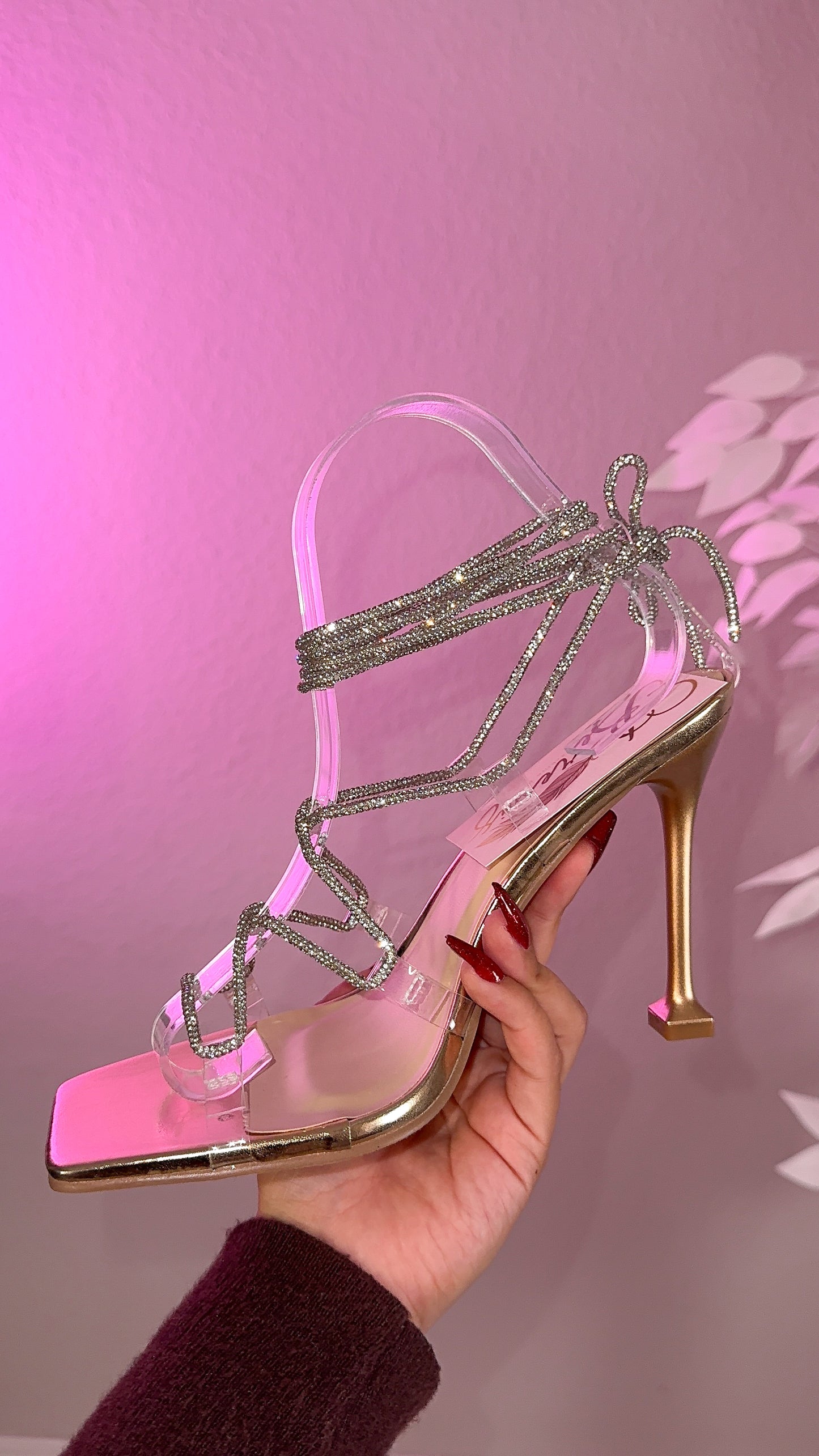 Jasmine Gold Heels - Wide Feet Friendly