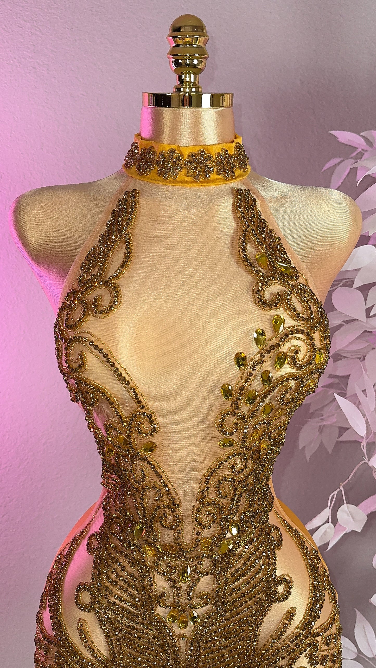 Layla Rhinestone Dress - Custom Made