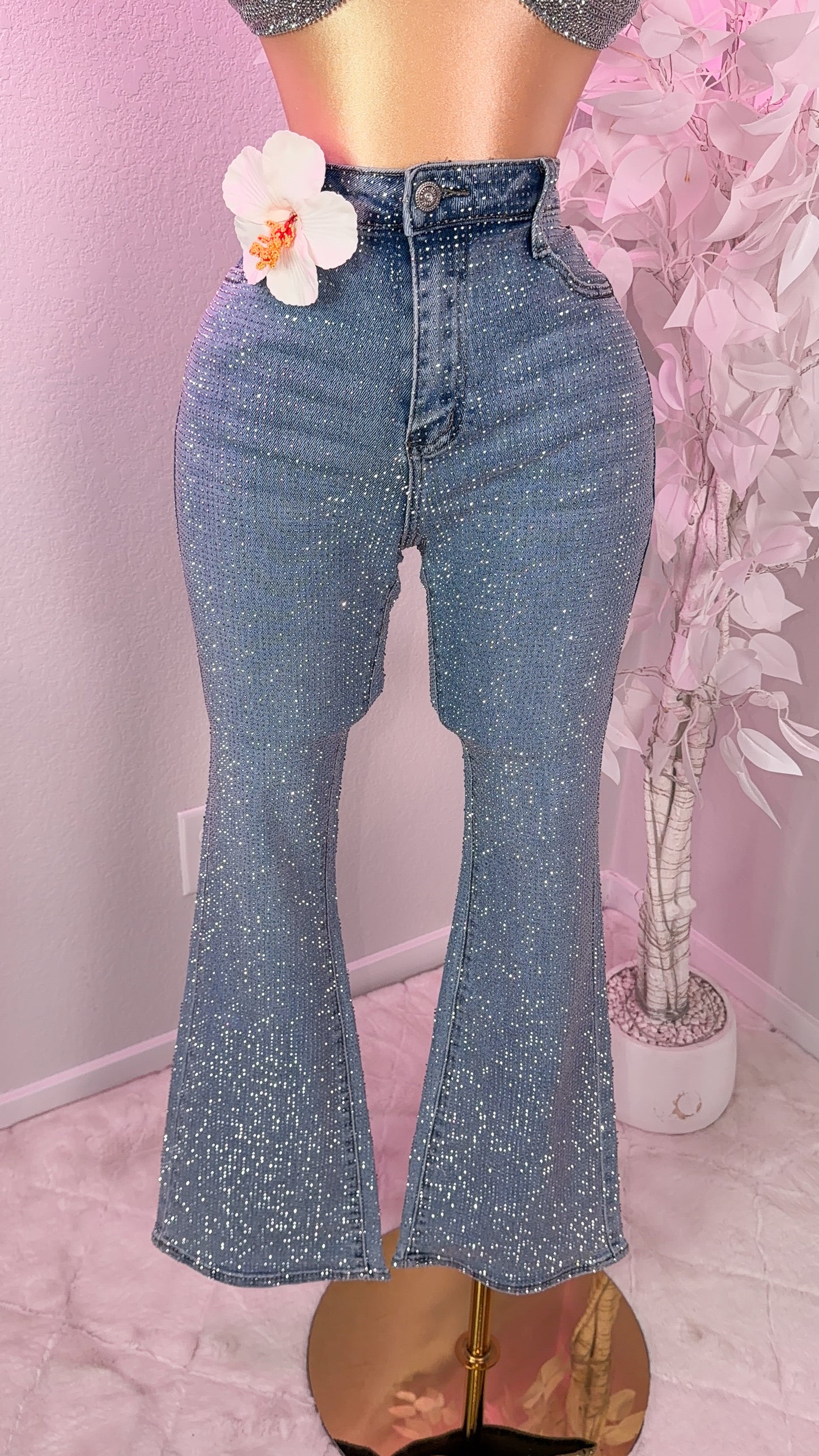 Foreva Rhinestone Jeans