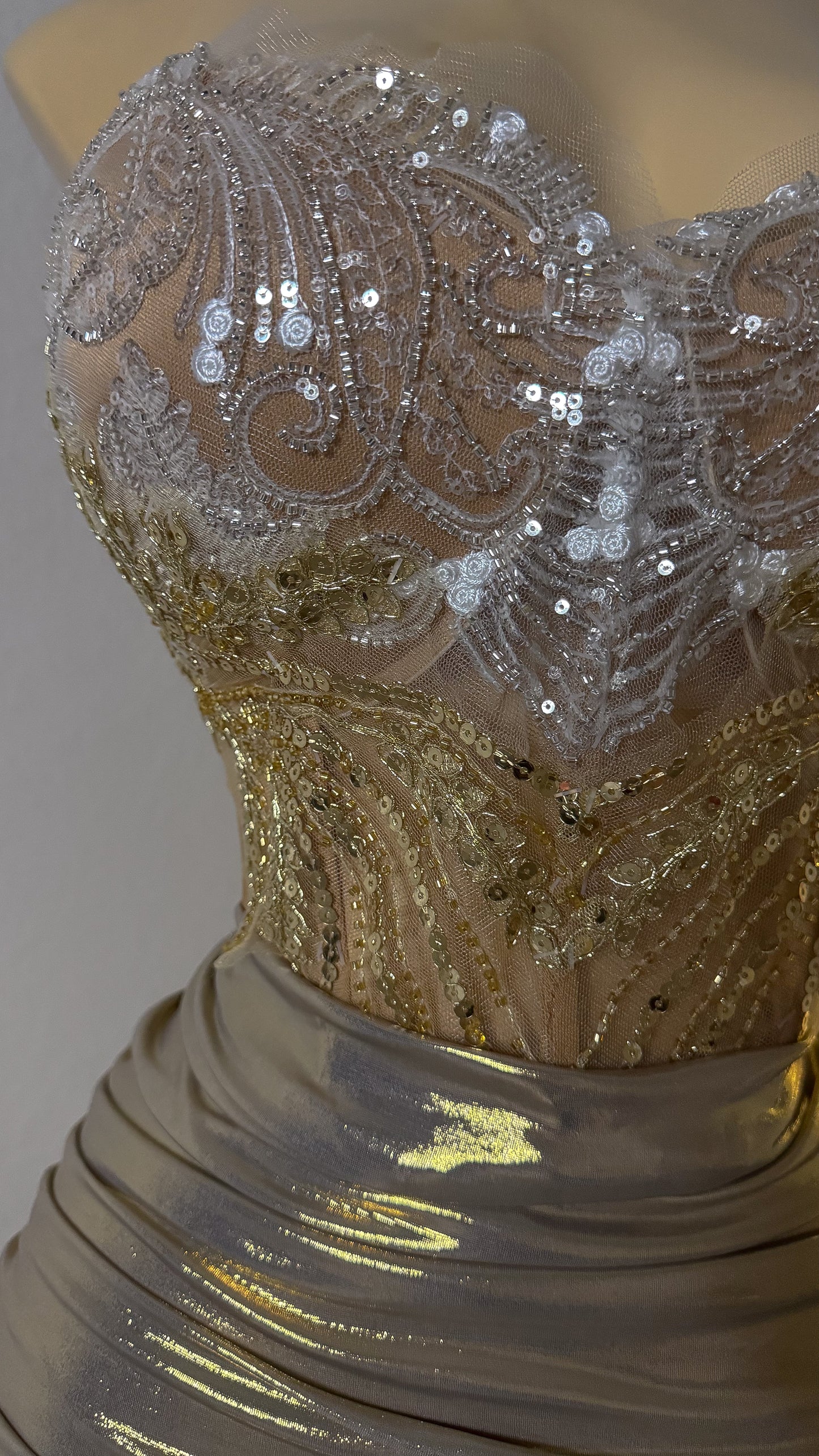Aurora Skirt Set - Champagne