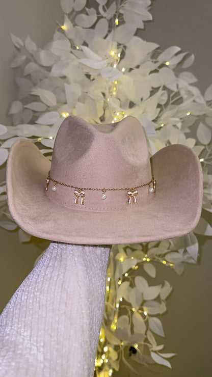Coquette Western Hat - Beige