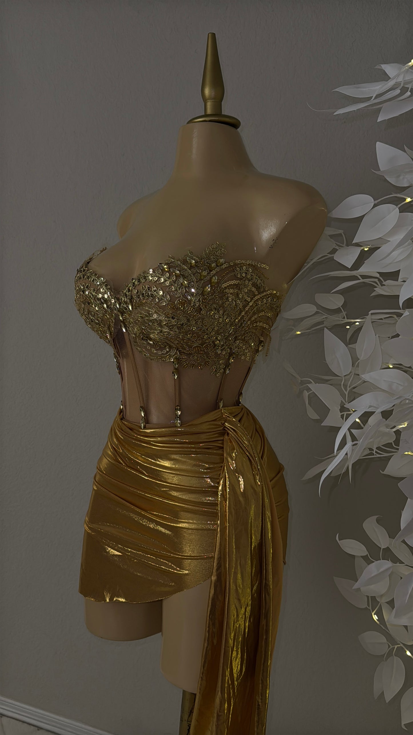 Arlet Skirt Set - Gold