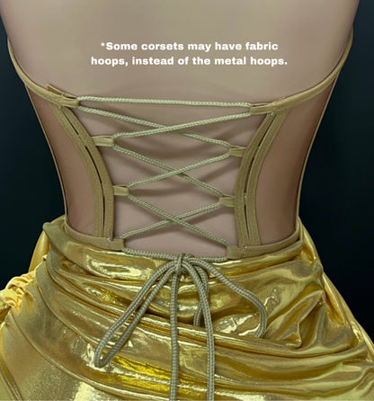 Aurora Skirt Set - Champagne