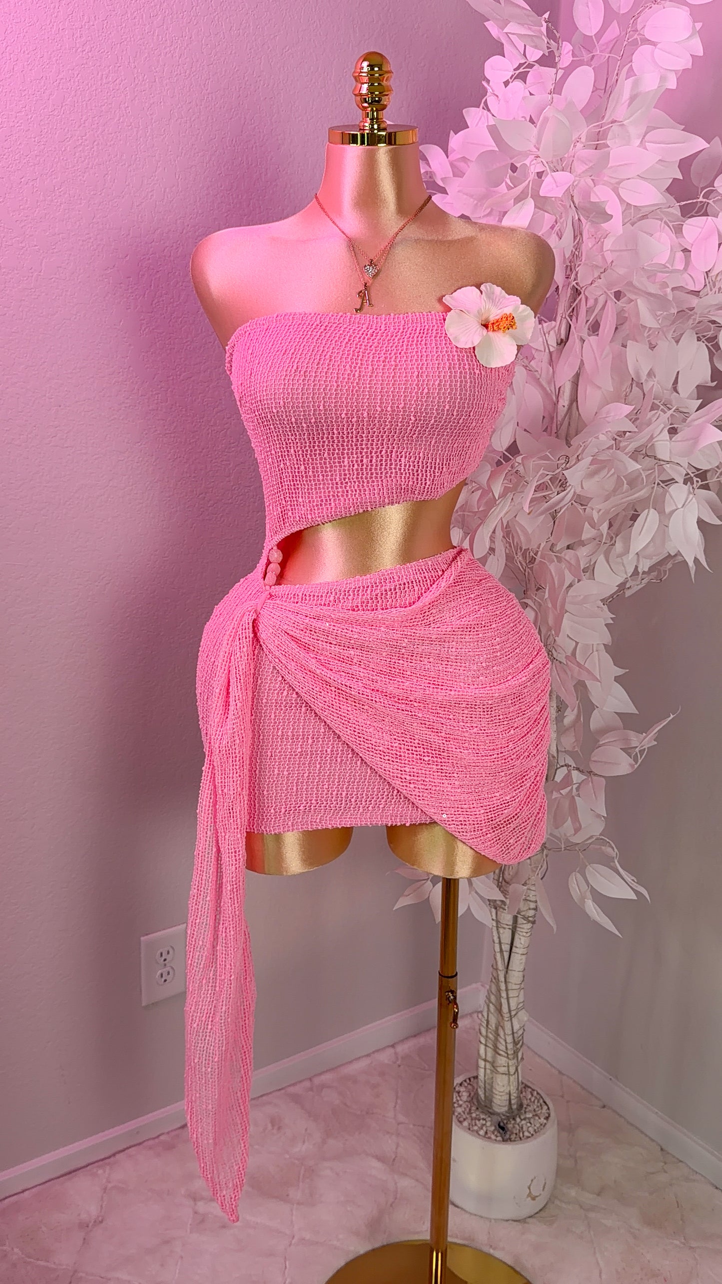 Ivonny Bonita Mini Dress - Pink