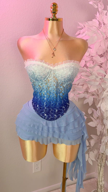 Dile Luna Corset Top - Blue
