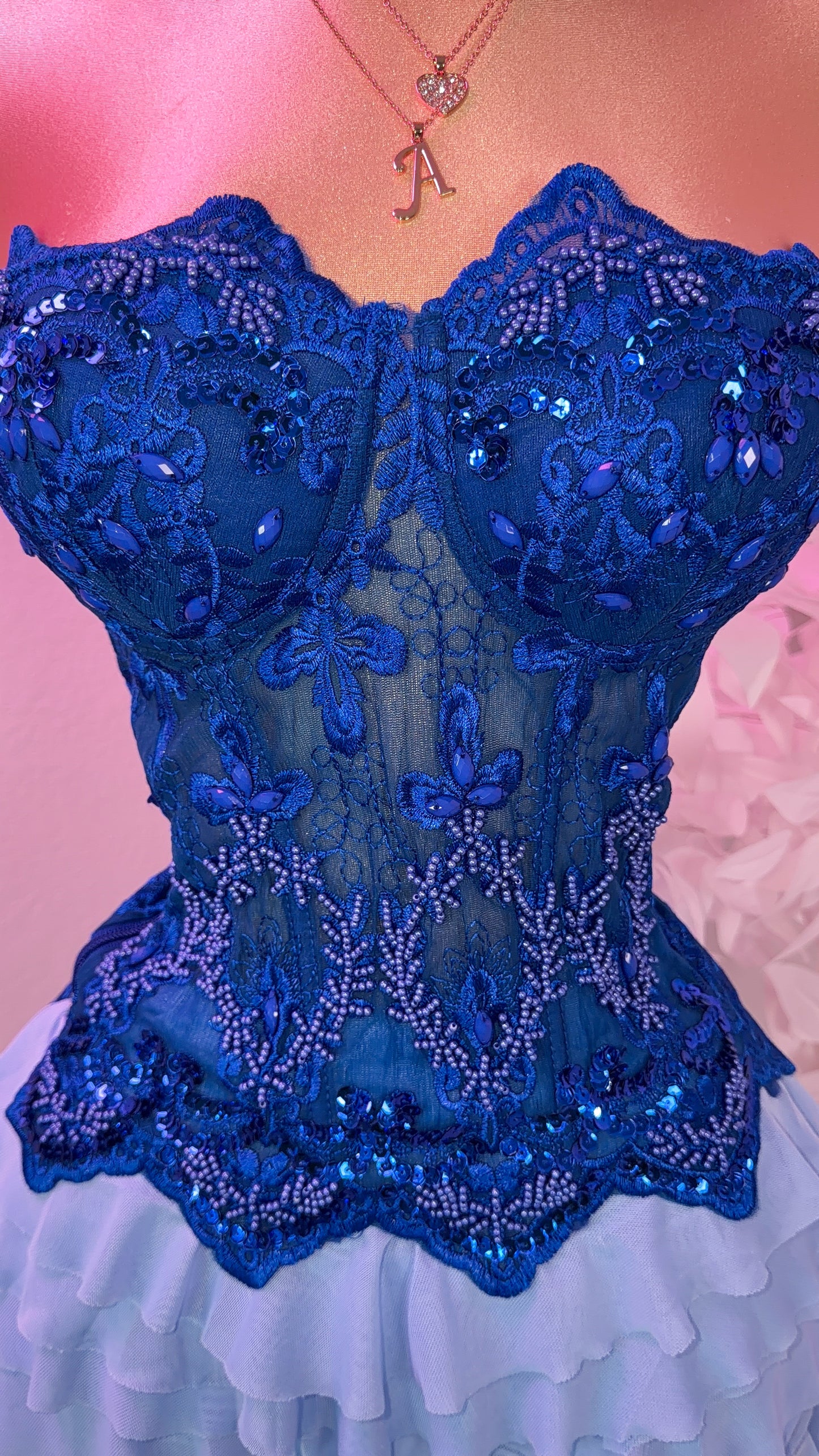 My Lova Corset Top - Blue