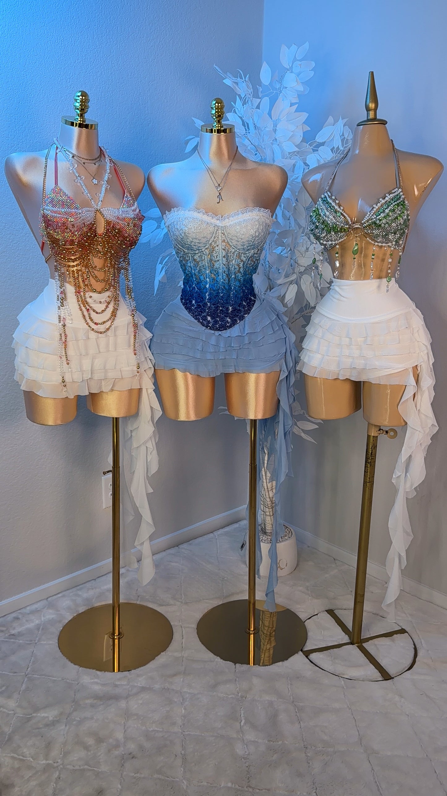 Dile Luna Corset Top - Blue