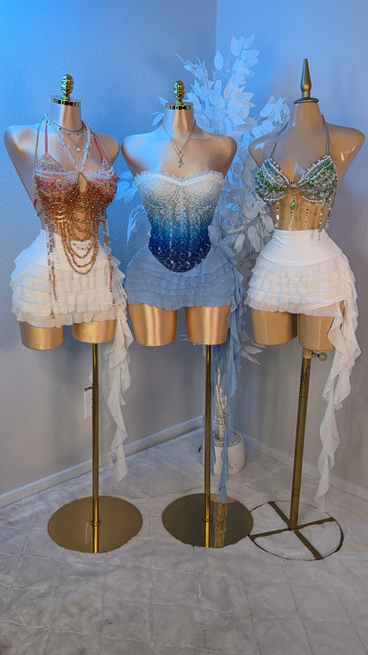 Dile Luna Corset Top - Blue