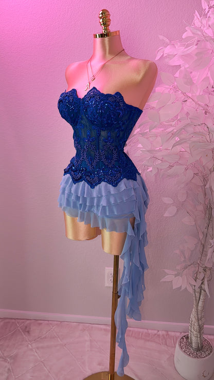 My Lova Corset Top - Blue