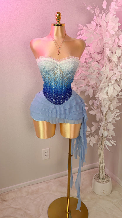 Dile Luna Corset Top - Blue