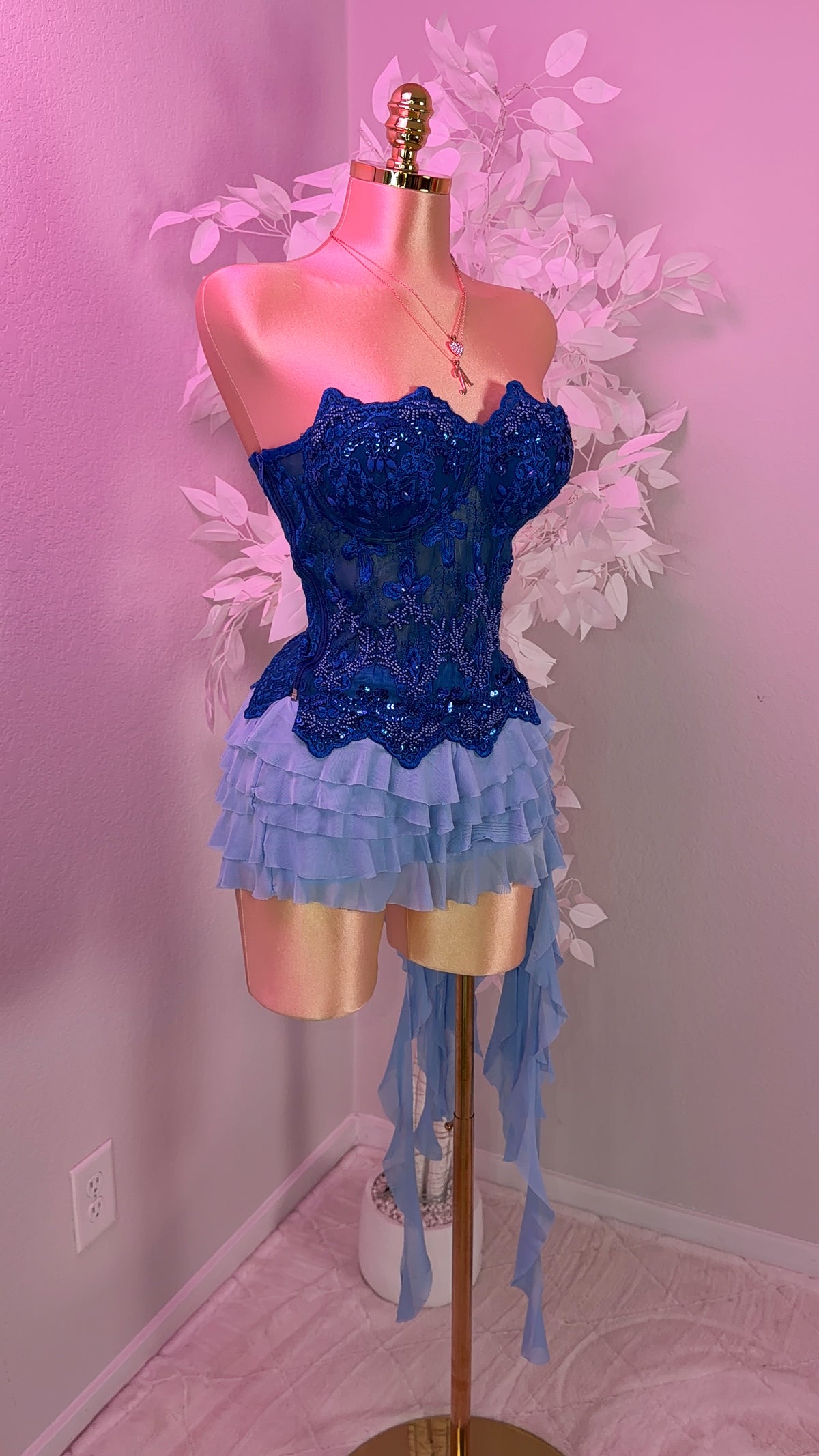 My Lova Corset Top - Blue