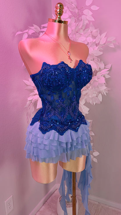 My Lova Corset Top - Blue