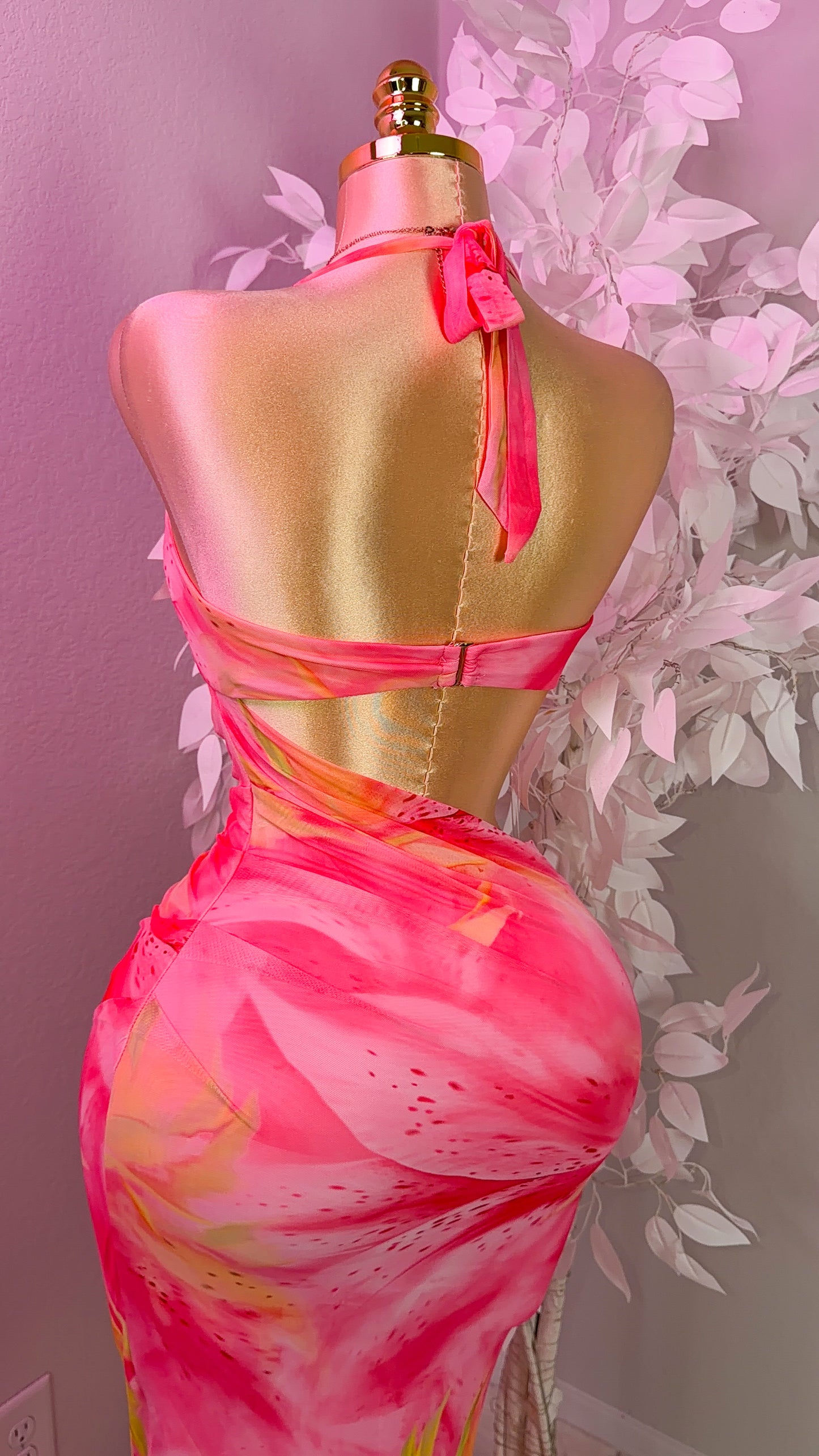 Verano Rosa Maxi Dress - Pink