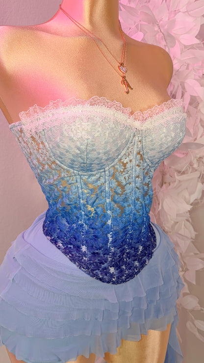 Dile Luna Corset Top - Blue