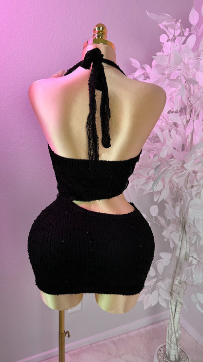 Amargura Mini Dress - Black