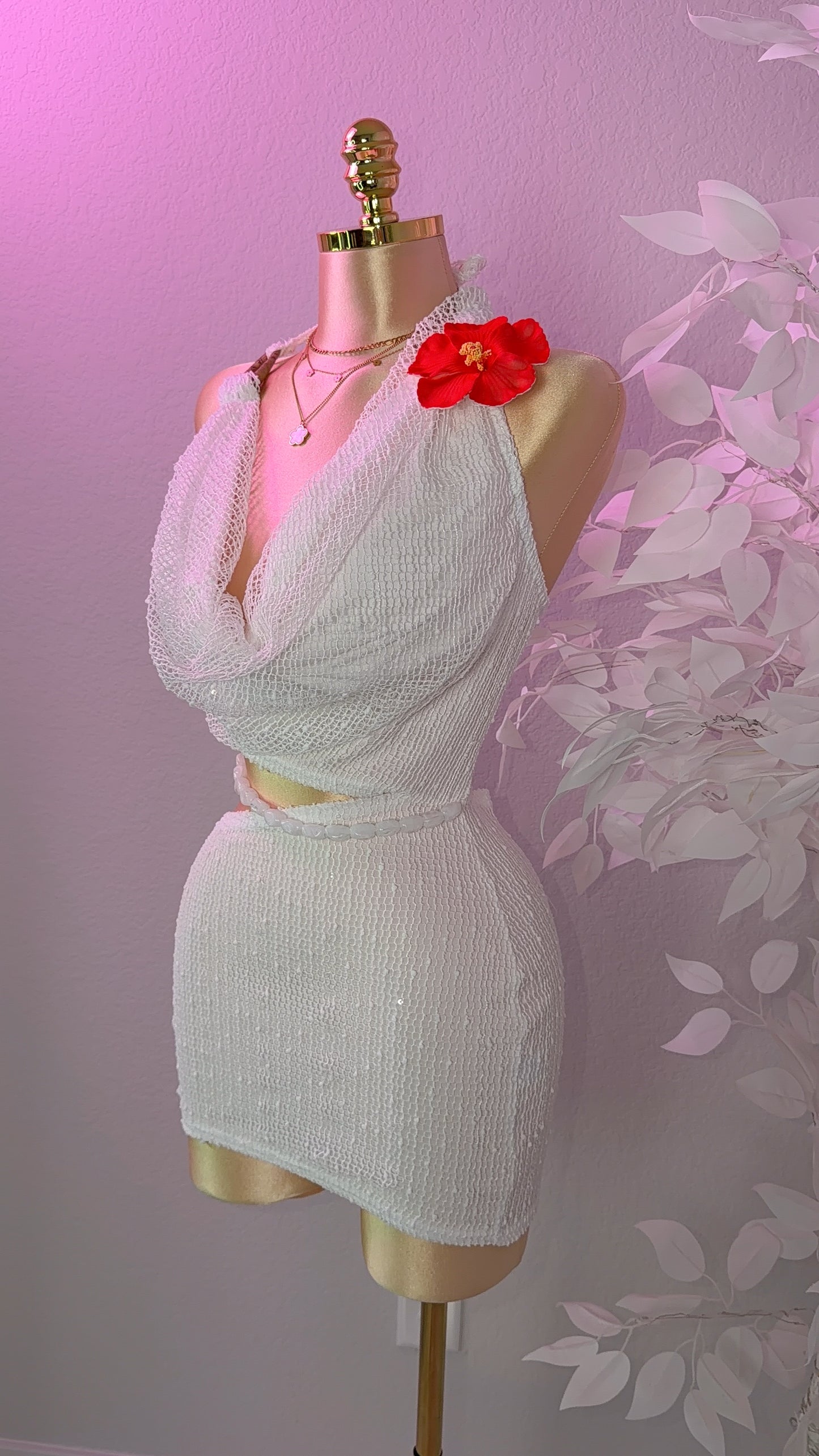 Amargura Mini Dress - White