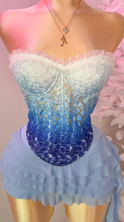 Dile Luna Corset Top - Blue